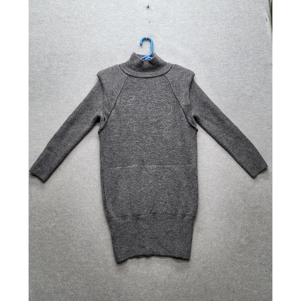 Rielle‎ Union Women Dress S Gray Sweater Long Sleeve Turtleneck NWT